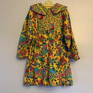 Polisson - Scandinavian floral child’s dress, 3T